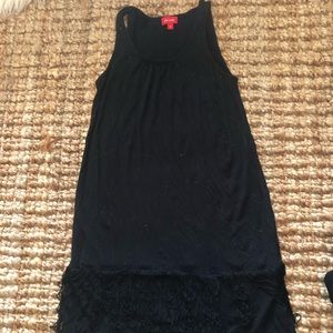 Ella moss girls dress 10 fringe knit
